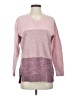 Lands' End 100% Cotton Color Block Pink Pullover Sweater Size S - photo 1