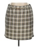 Messini Plaid Tan Casual Skirt Size XL - photo 1
