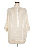 Tory Burch Ivory 3/4 Sleeve Button-Down Shirt Size 6 - photo 1