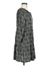 Gap 100% Rayon Paisley Gray Casual Dress Size M - photo 4