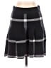Elle Plaid Black Casual Skirt Size S - photo 1