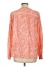 Nine West Orange Long Sleeve Blouse Size L - photo 2