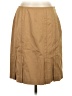 Per Se By Carlisle Solid Tan Casual Skirt Size 4 - photo 1