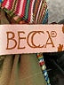 Becca Print Brown Tan Swimsuit Top Size 1 (estimated) - photo 3