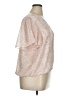 Express 100% Polyester Pink Short Sleeve Blouse Size XL - photo 4