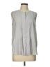 Ellen Tracy 100% Polyester Gray Sleeveless Blouse Size L - photo 1