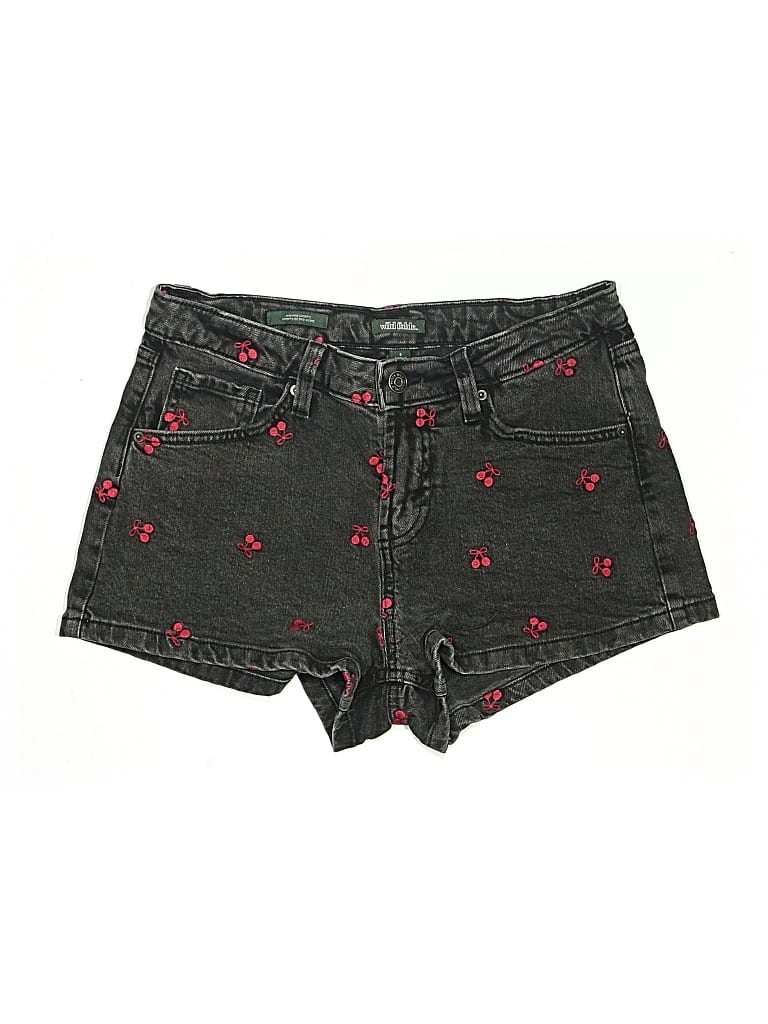 Pre-owned Wild Fable Denim Shorts In Black