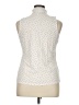 Maurices Polka Dots Ivory Sleeveless Button-Down Shirt Size XL - photo 2