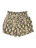 Miley + Molly Animal Print Gold Shorts Size S - photo 1