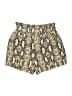 Miley + Molly Animal Print Gold Shorts Size S - photo 2