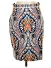 J. McLaughlin Paisley Blue Casual Skirt Size XS - photo 1