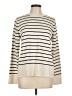 Zara Stripes Ivory Pullover Sweater Size L - photo 1