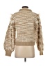 Eleven Six Animal Print Tan Pullover Sweater Size XS - photo 2