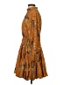 Rhode 100% Polyester Paisley Orange Casual Dress Size XS - photo 5