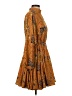 Rhode 100% Polyester Paisley Orange Casual Dress Size XS - photo 4