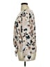 Socialite Floral Ivory Long Sleeve Blouse Size XL - photo 5