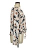 Socialite Floral Ivory Long Sleeve Blouse Size XL - photo 4