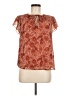 J by Joie Orange Short Sleeve Blouse Size M - photo 1
