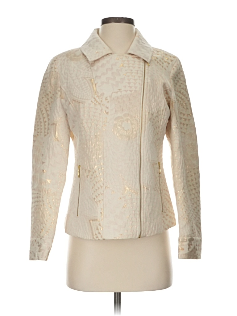 Pre-owned Chico's Jacket In White