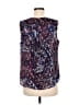 Kasper Purple Sleeveless Blouse Size M - photo 2