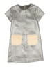 Imoga 100% Polyester Metallic Silver Dress Size 10 - photo 1