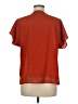 DKNY 100% Polyester Orange Short Sleeve Blouse Size M - photo 2