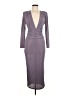 Shein Gray Cocktail Dress Size 6 - photo 1
