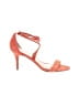 Pour Deux 100% Leather Color Block Orange Heels Size 9 1/2 - photo 1