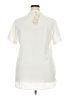 Timeson 100% Polyester Ivory Short Sleeve Blouse Size XXL - photo 2
