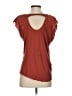 Tiny Orange Short Sleeve Blouse Size S - photo 2