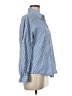 Zeagoo Stripes Blue Long Sleeve Button-Down Shirt Size M - photo 4