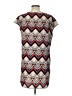 OVI 100% Polyester Chevron-herringbone Gray Casual Dress Size L - photo 2