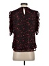 Express Black Short Sleeve Blouse Size S - photo 2