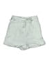 Express Solid Green Shorts Size 4 - photo 1