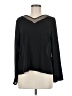 Shein 100% Polyester Black Long Sleeve Blouse Size M - photo 1