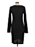 Leith Solid Black Casual Dress Size L - photo 2