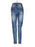Shein Solid Blue Jeans Size S - photo 2