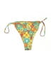 Unbranded Floral Yellow Swimsuit Bottoms Size M - photo 1