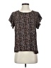 Willow & Root Black Short Sleeve Blouse Size S - photo 1