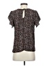 Willow & Root Black Short Sleeve Blouse Size S - photo 2