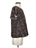 Willow & Root Black Short Sleeve Blouse Size S - photo 4