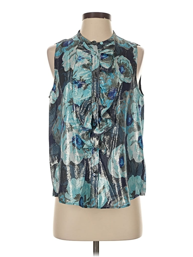 Jcrew Sleeveless T-shirt In Blue