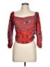Jaase 100% Rayon Red 3/4 Sleeve Blouse Size L - photo 1