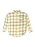 Art Class Plaid Yellow Ivory Long Sleeve Button-Down Shirt Size 8 - photo 1