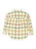 Art Class Plaid Yellow Ivory Long Sleeve Button-Down Shirt Size 8 - photo 2