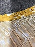 Unbranded 100% Polyester Yellow Long Sleeve Blouse Size M - photo 7