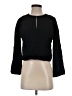J.Crew 365 100% Polyester Black Long Sleeve Top Size 2 - photo 1