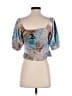 ACOA collection 100% Polyester Blue Short Sleeve Blouse Size S - photo 2