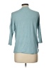 Assorted Brands Teal 3/4 Sleeve T-Shirt Size L - photo 2