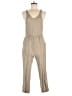 Piko 100% Rayon Solid Tan Jumpsuit Size S - photo 1